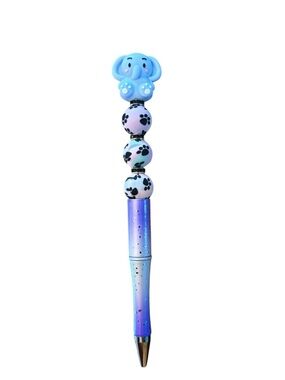 AB INKS HANDMADE EXPRESSIONS handmade Blue Elephant Pen